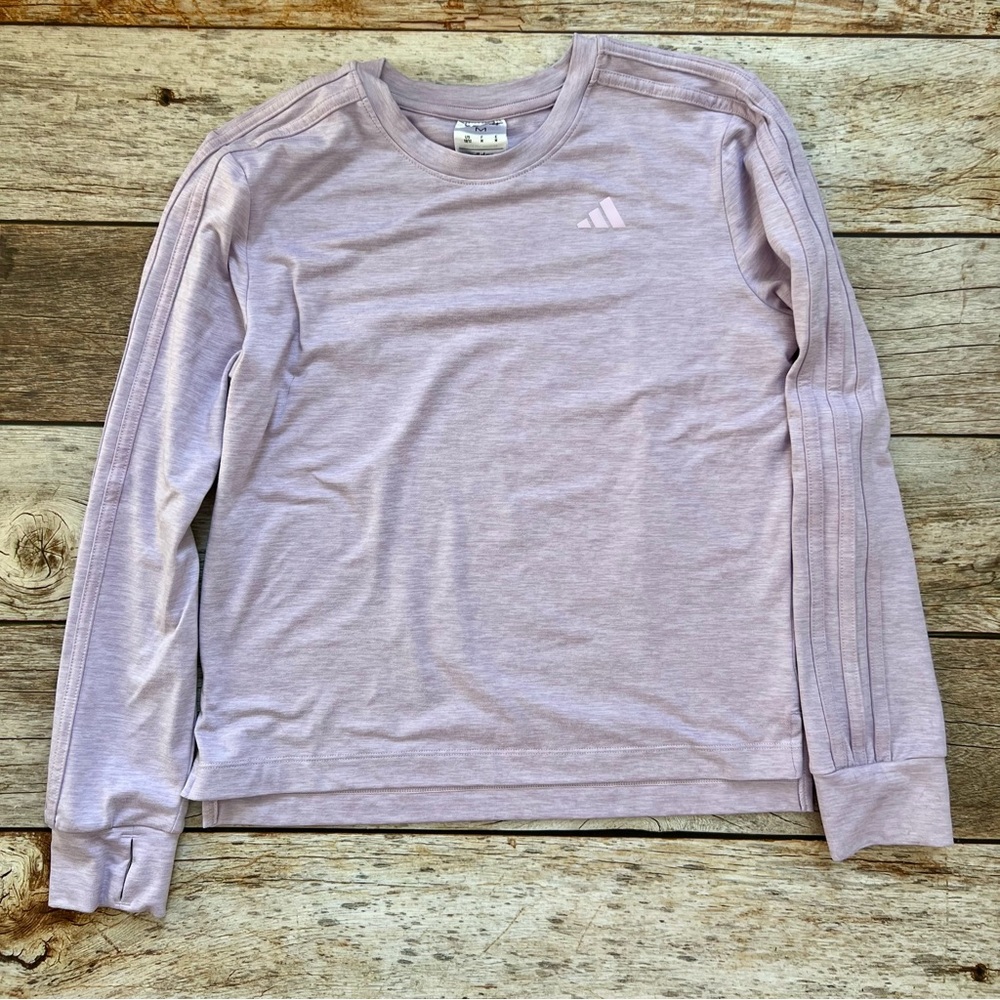 Adidas Lavender Regular Fit Top